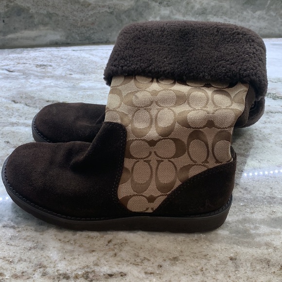Signature Coach suede boots - Picture 4 of 9
